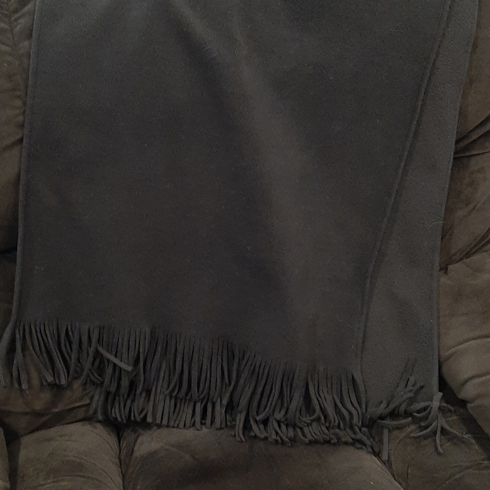 Scarf Chocolate Brown 70"Lx19&1/2"W